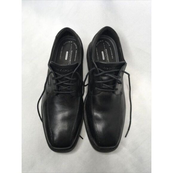 ROCKPORT Sherwood Bike Toe Oxford Leather Black Walkability Lightweight US10 main image 5